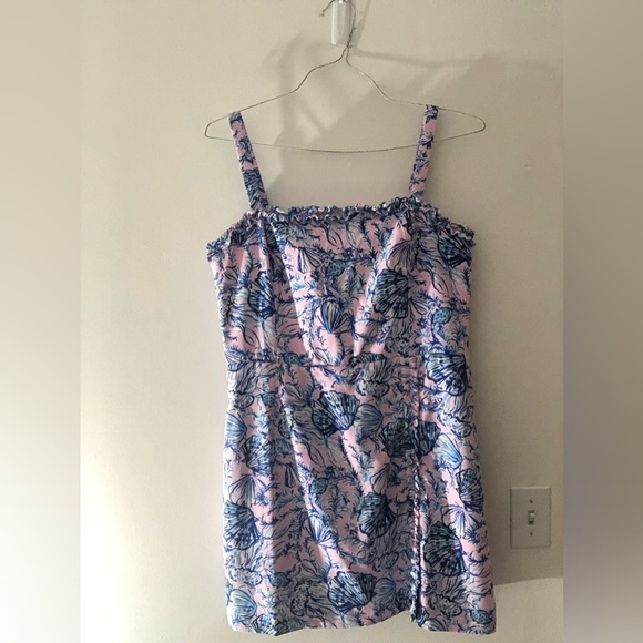 Lilly Pulitzer Zenon Romper in Magnolia Lilac A Little Jelly Size 14 Mini Dress - Picture 3 of 16